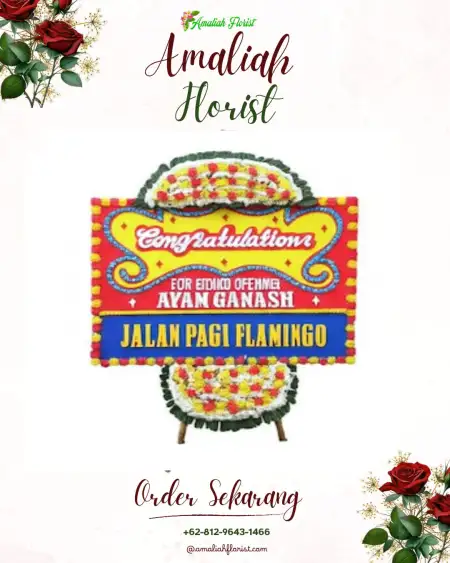 Sewa Papan Bunga Gedung Pertemuan Bekasi
